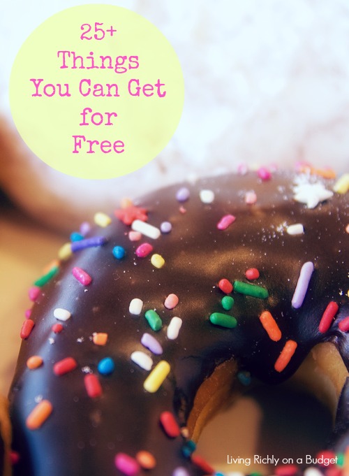 25 things you can get free