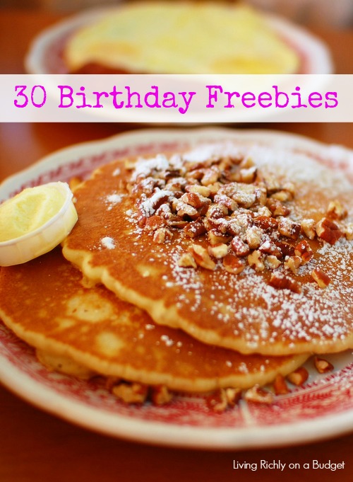 30 birthday freebies