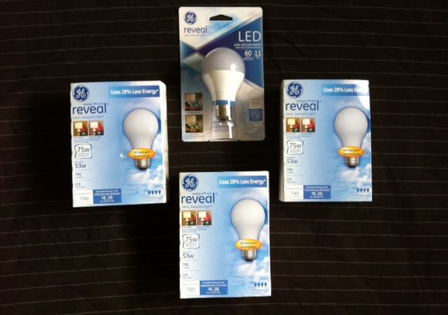 GE Reveal Light Bulbs