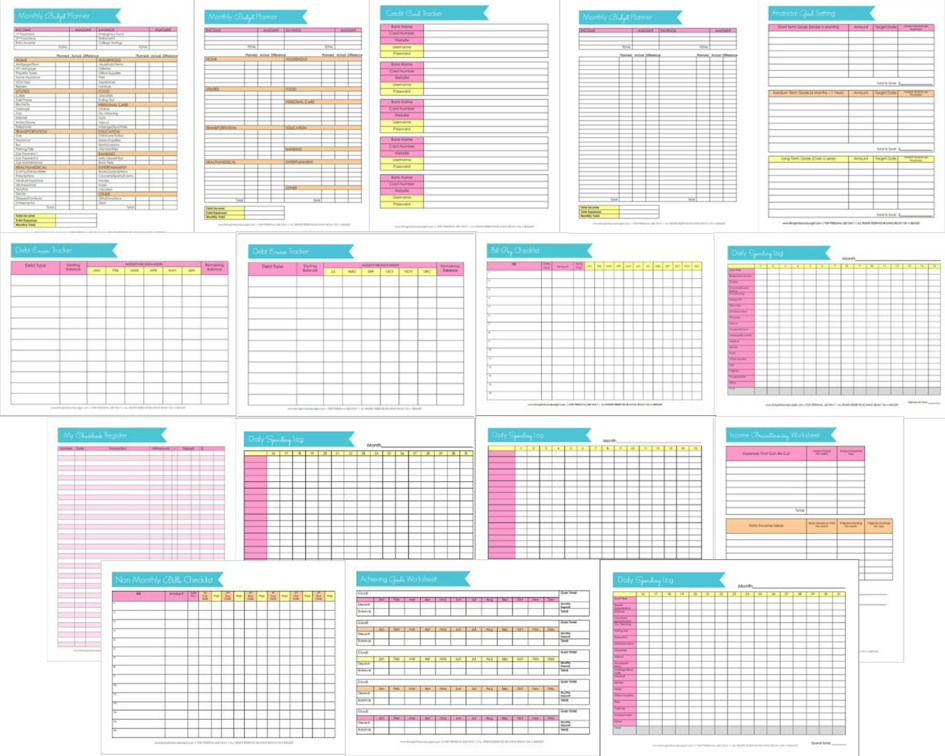 budget printables budget printables