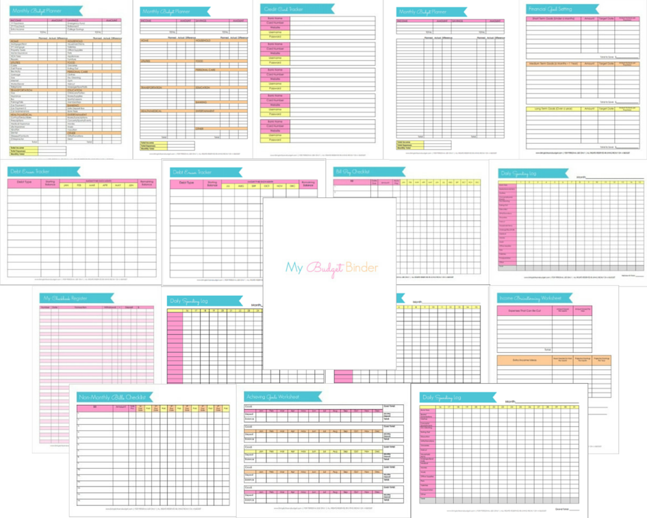 Budgeting Made Easy printables