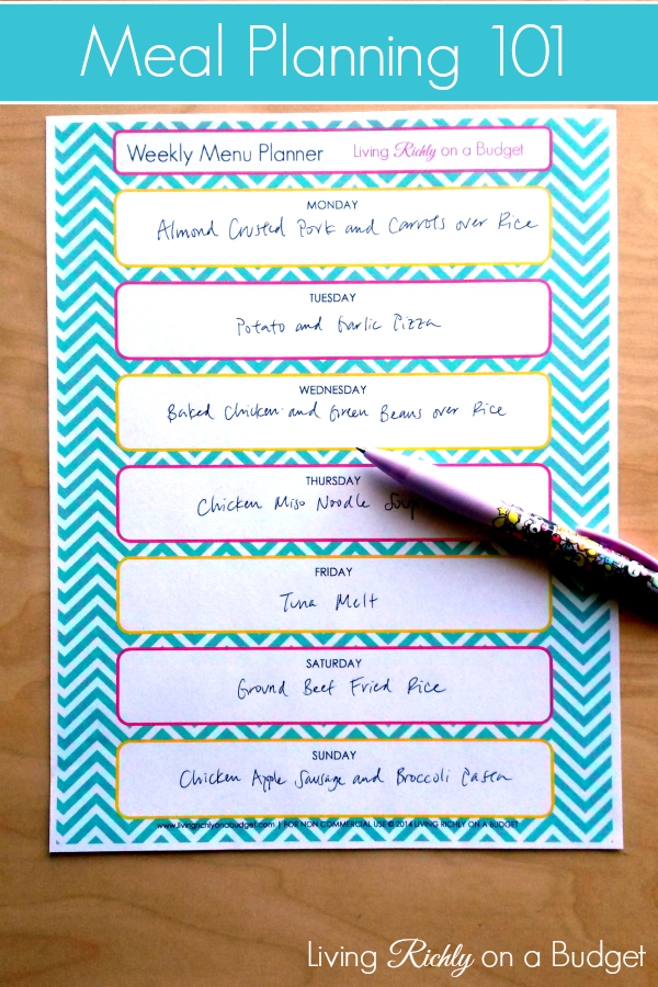 Meal Planning 101