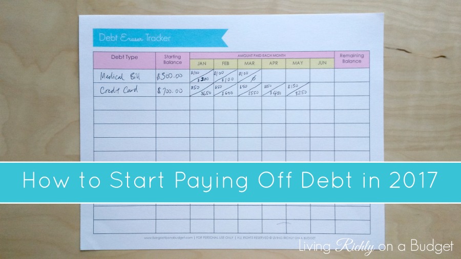 How to Start Paying Off Debt in 2017
