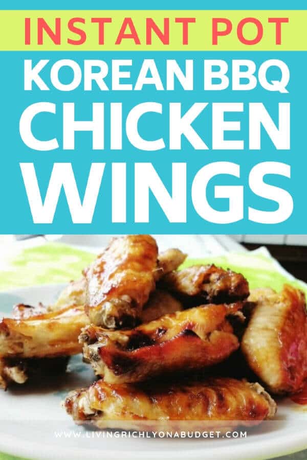 Instant Pot Korean BBQ Chicken Wings