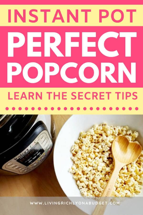 Instant Pot Popcorn