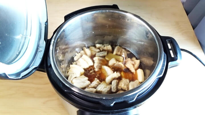 cooked pork belly instant pot