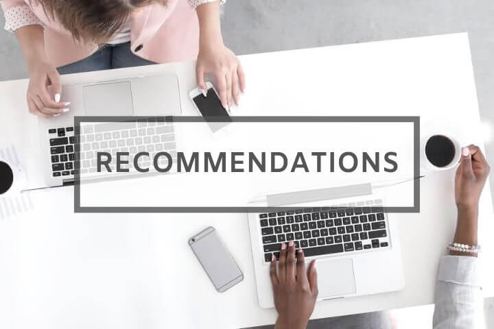 RECOMMENDATIONS