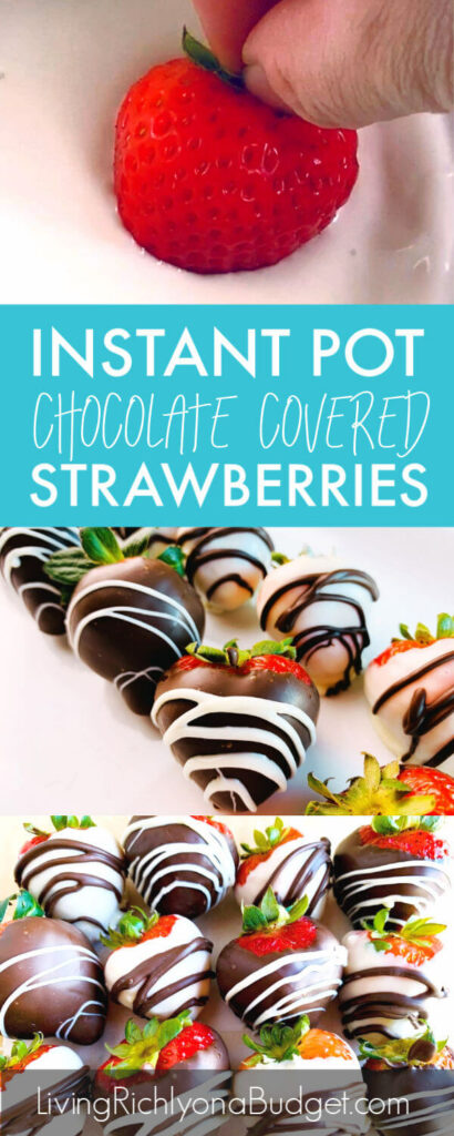 Instant Pot Chocolate Covered Strawberries