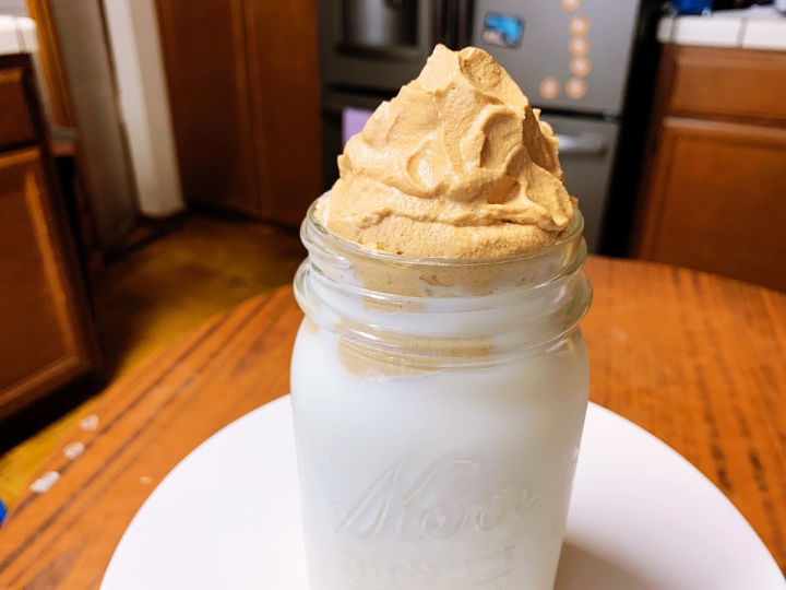 chai dalgona latte drink