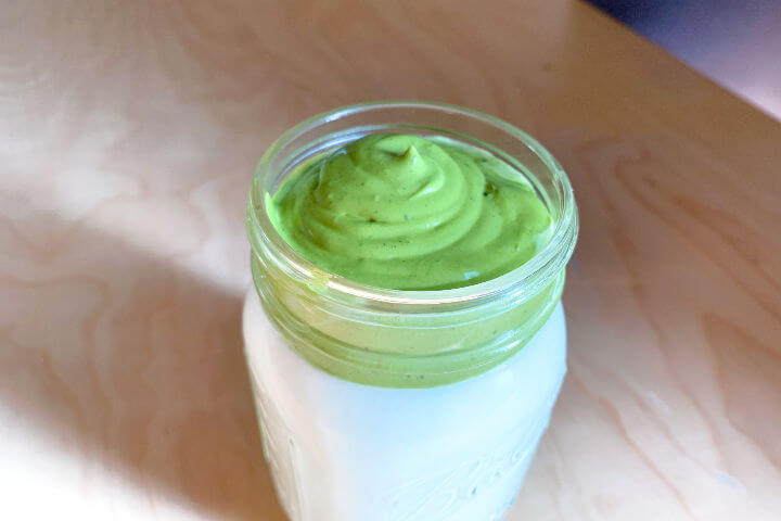 dalgona matcha drink