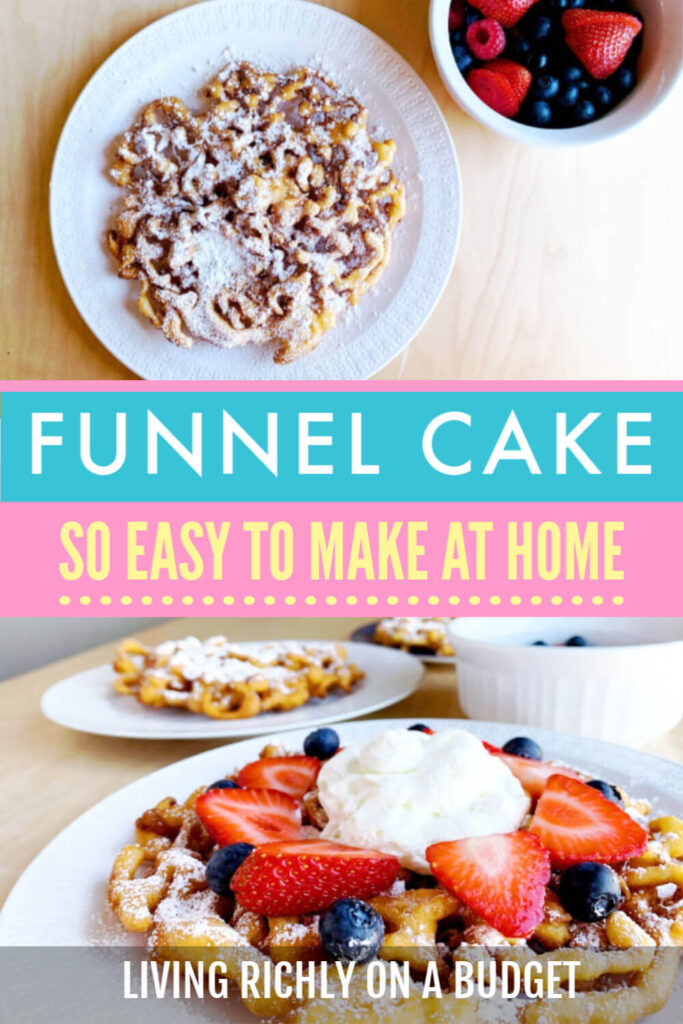 Funnel Cake Recipe Pin