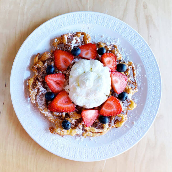 easy funnel cake recipe