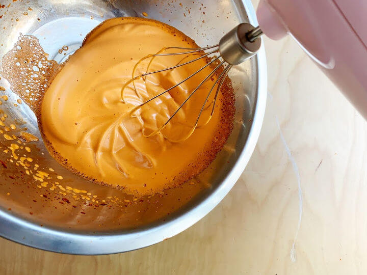 whipped thai tea hand mixer