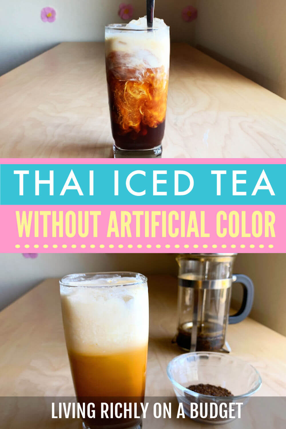 Thai Iced Tea No Dye