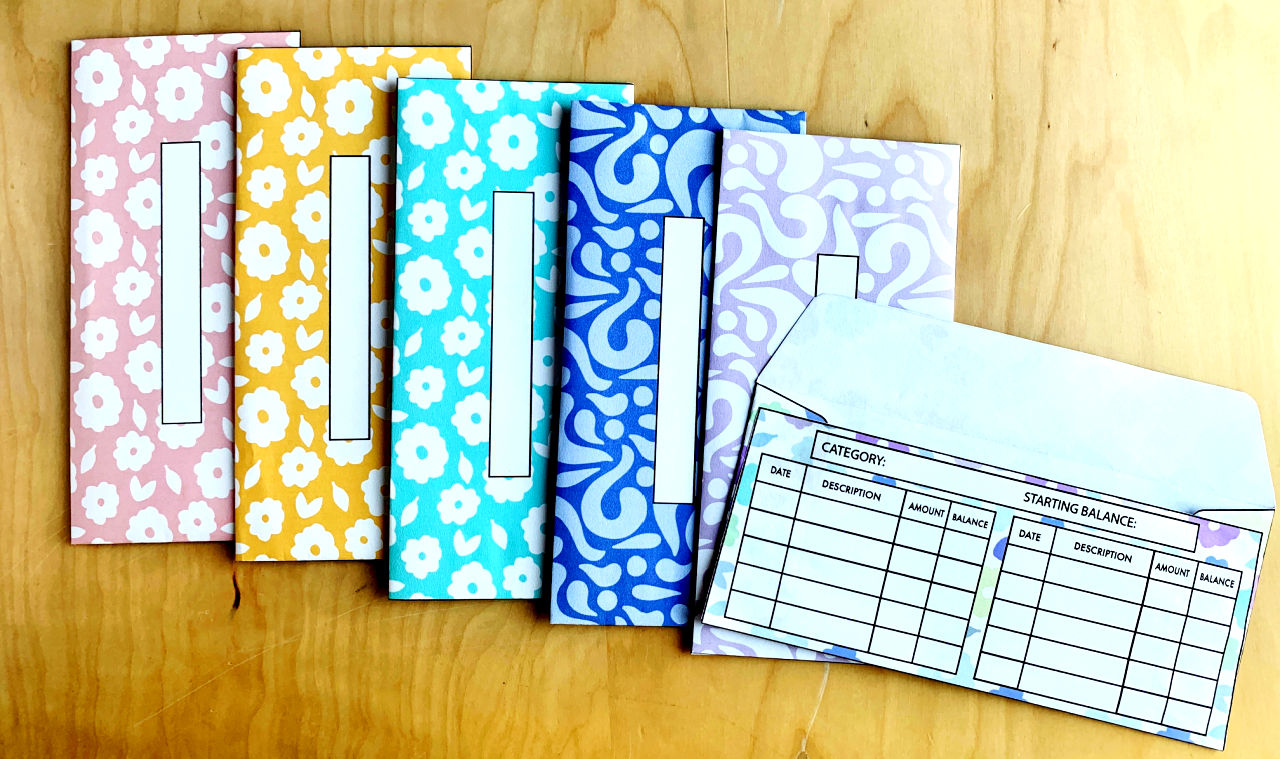 cute printable cash envelopes