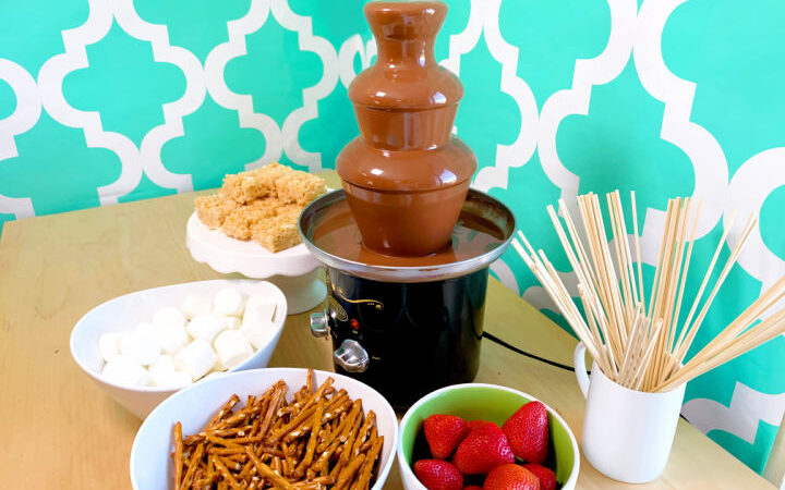 chocolate fountain dipping ideas