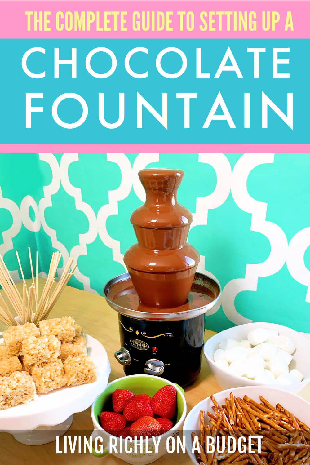 Chocolate Fountain Ideas-Bar
