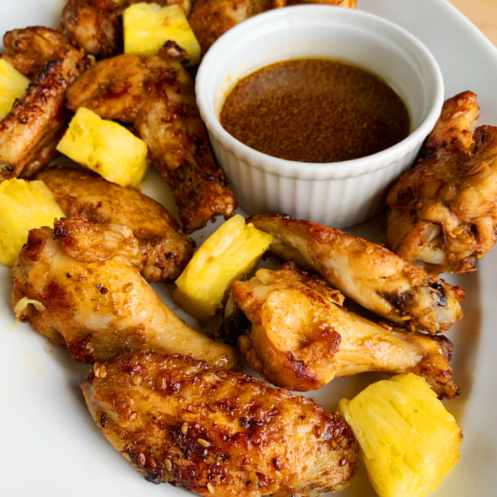 air fryer teriyaki wings