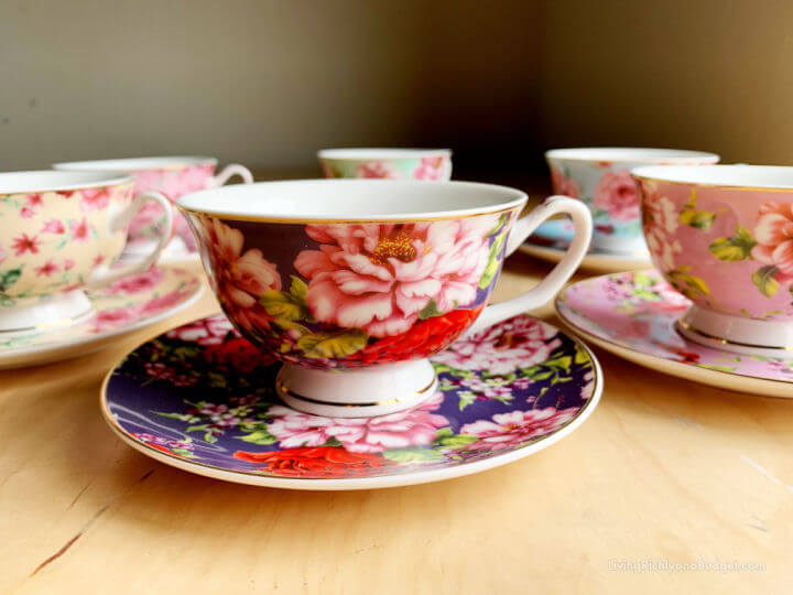 afternoon tea cups