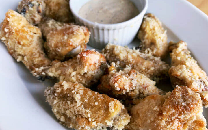 air fryer garlic parmesan chicken wings