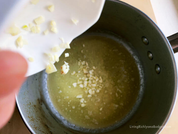 garlic in butter