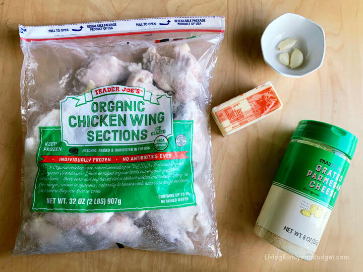 garlic parmesan wings ingredients