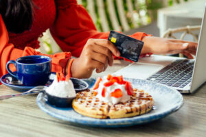 credit card waffle