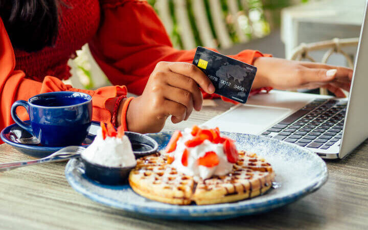 credit card waffle