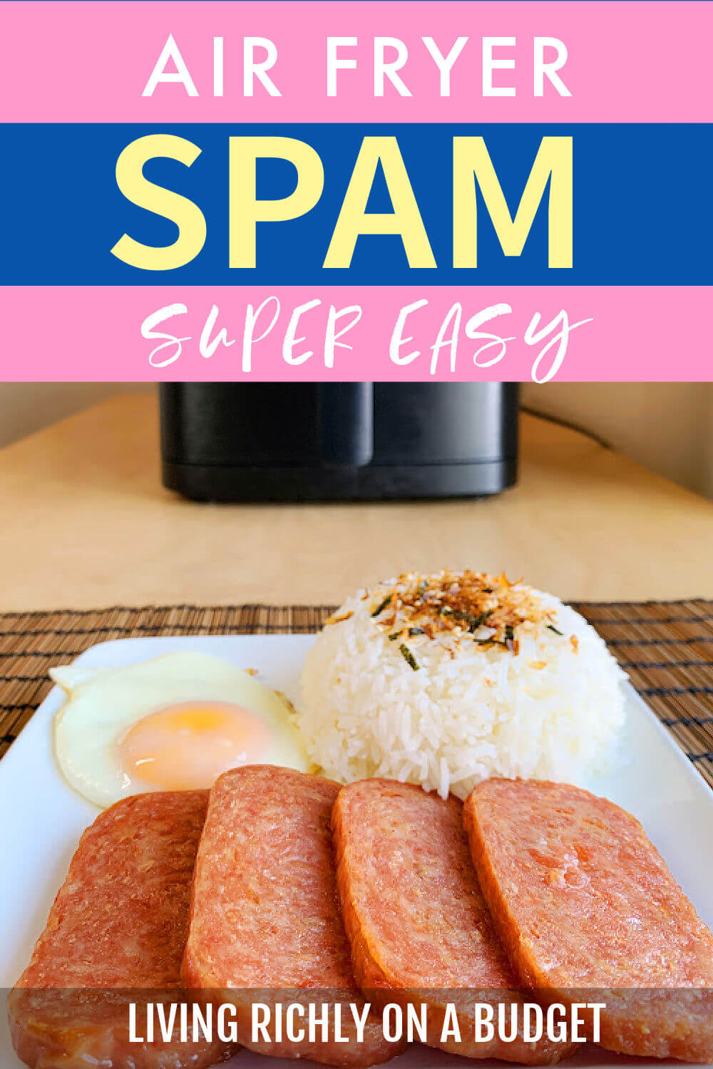 Air Fryer Spam Recipe