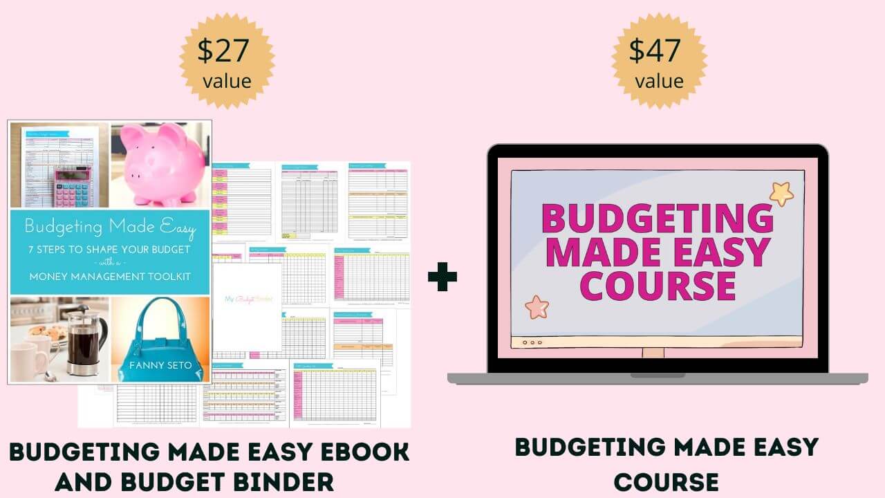 Budgeting Made Easy ebook + Course Sales Image