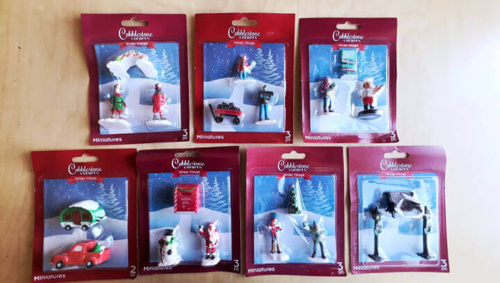 cobblestone corners winter village 49 pieces dollar tree｜TikTok Search