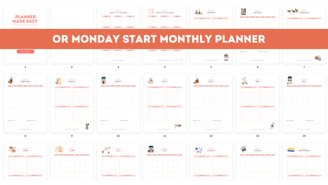 Customizable Planner Made Easy 6