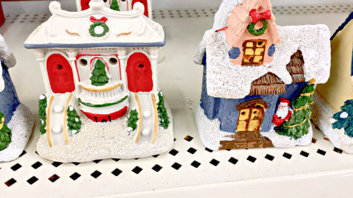 mini ceramic gnome houses