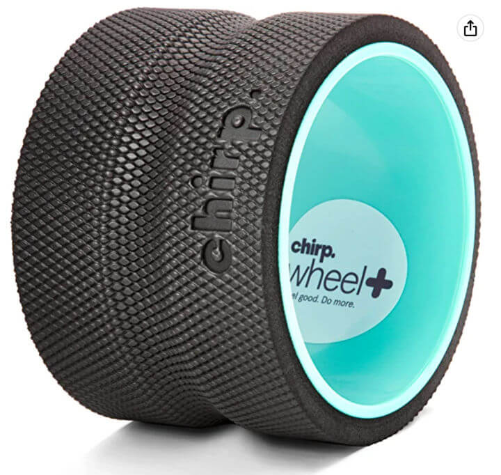 chirp wheel for massaging the back