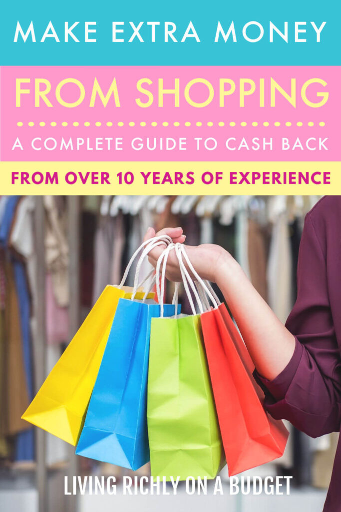 colorful shopping bags held by a hand