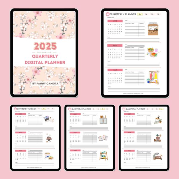 Quarterly Digital Planner Opt in Image